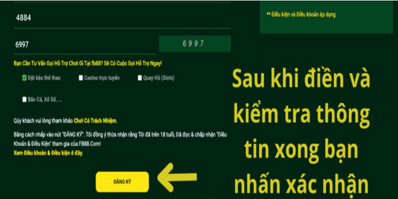 Ấn Đăng ký để kết thúc